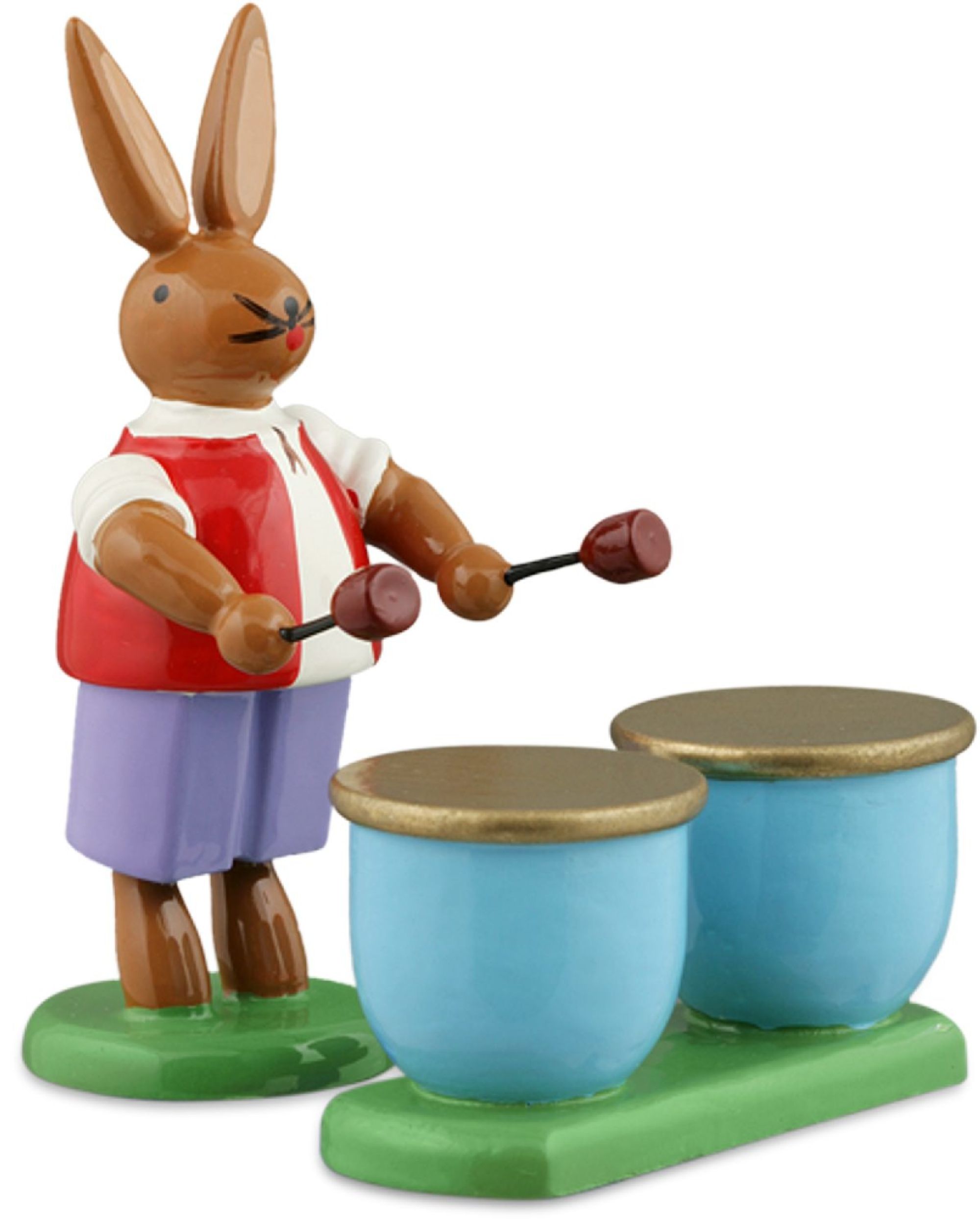 Osterhasenmusikant mit Kesselpauke