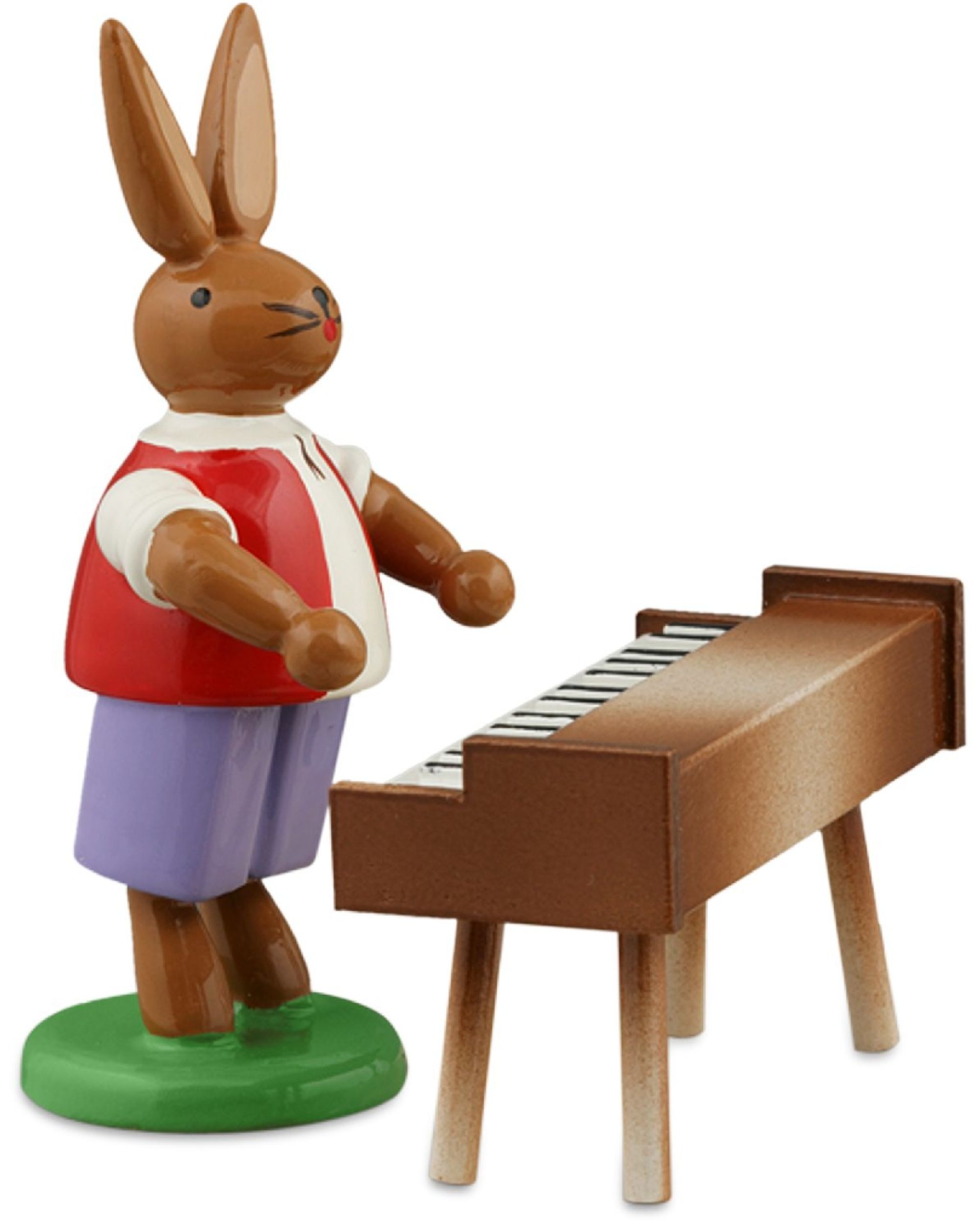 Osterhasenmusikant mit Klavierset