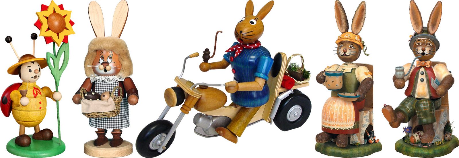 Kunstgewerbe Ostern - Räucherfiguren
