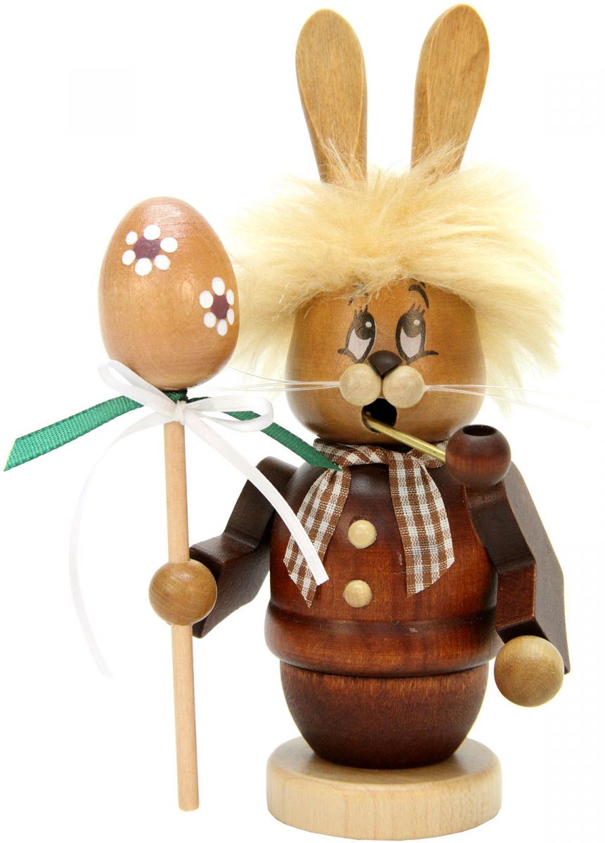 Osterhase aus Holz Erzgebirge